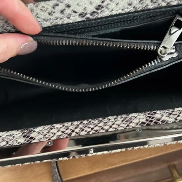 Vintage python embossed leather, made in Italy - Picture 12 of 17